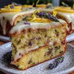 moist lemon lavender cake - featured image
