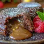 molten chocolate lava cakes - featured image