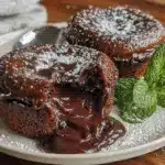 molten chocolate soufflés for two - featured image