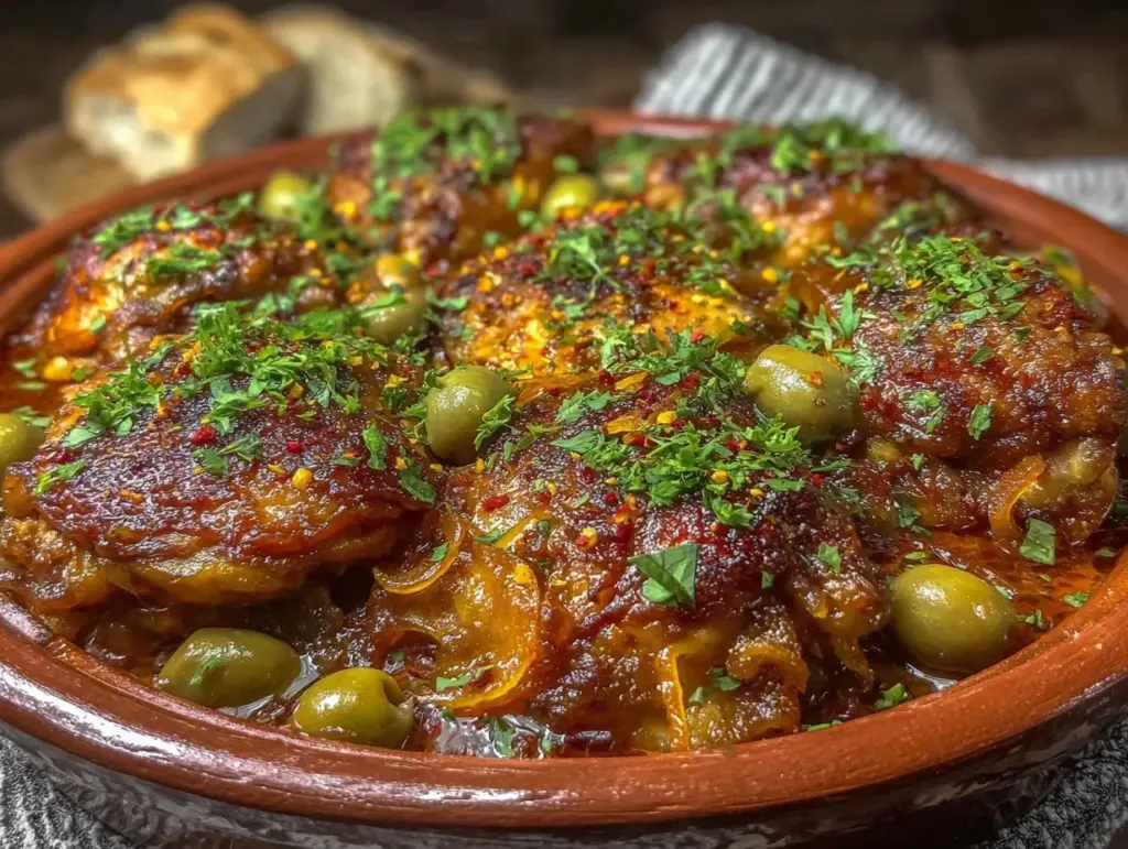 Moroccan chicken tagine - featured image