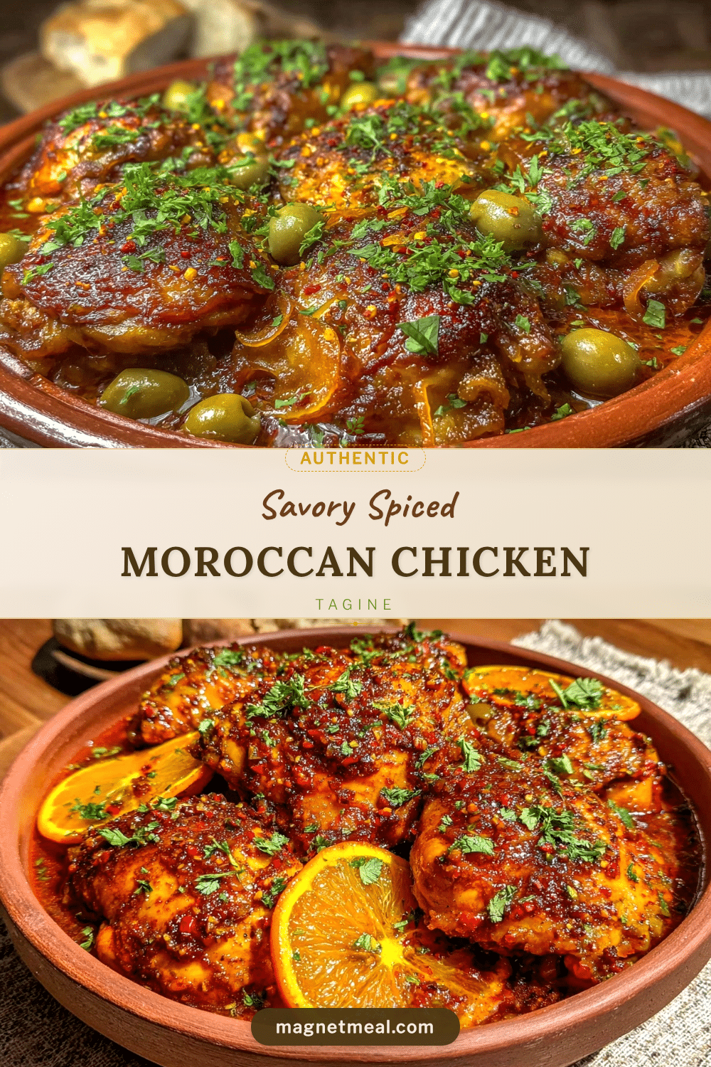 Moroccan chicken tagine recipe