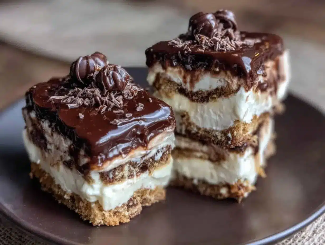 No-Bake Creamy Chocolate Eclair Cake preparation steps