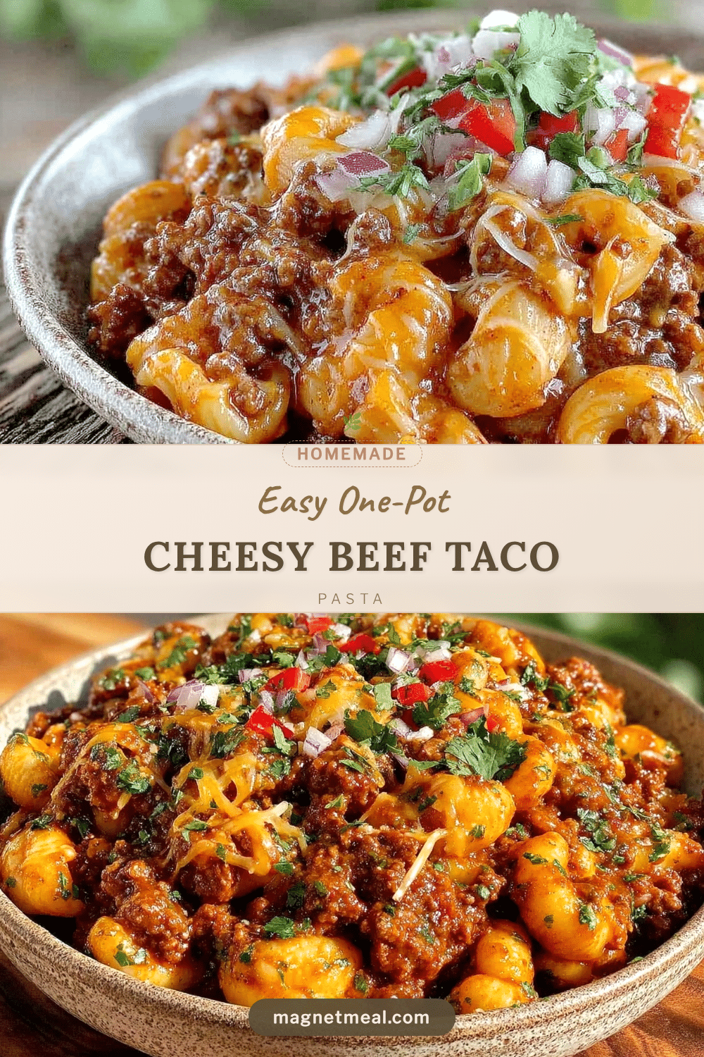 one-pot beef taco pasta recipe
