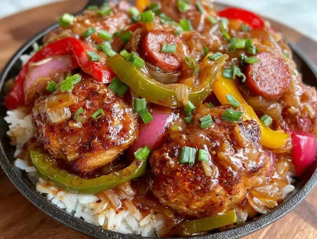 one-pot Cajun chicken and sausage recipe - featured image