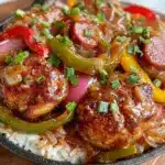 one-pot Cajun chicken and sausage recipe - featured image