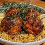 one-pot lemon herb chicken and rice - featured image