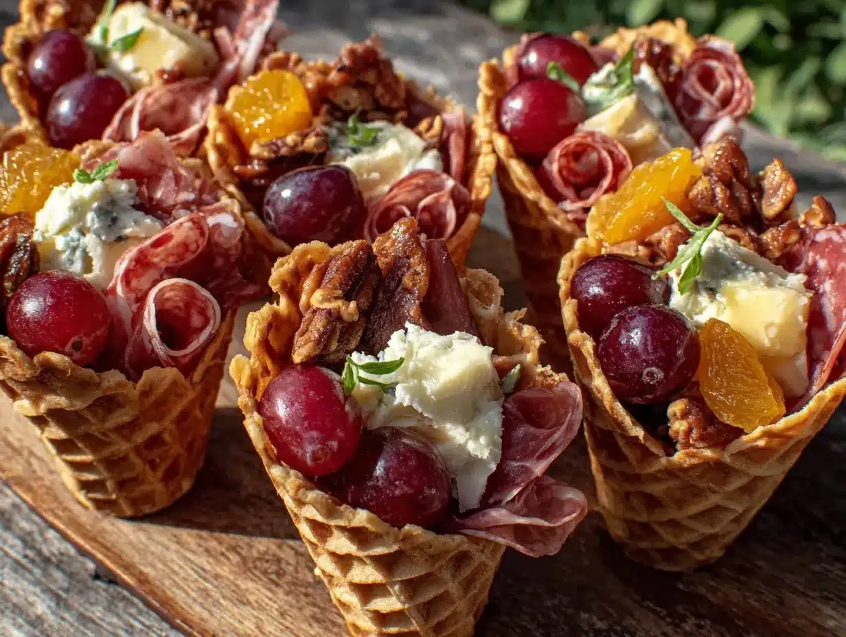 perfect charcuterie cones preparation steps