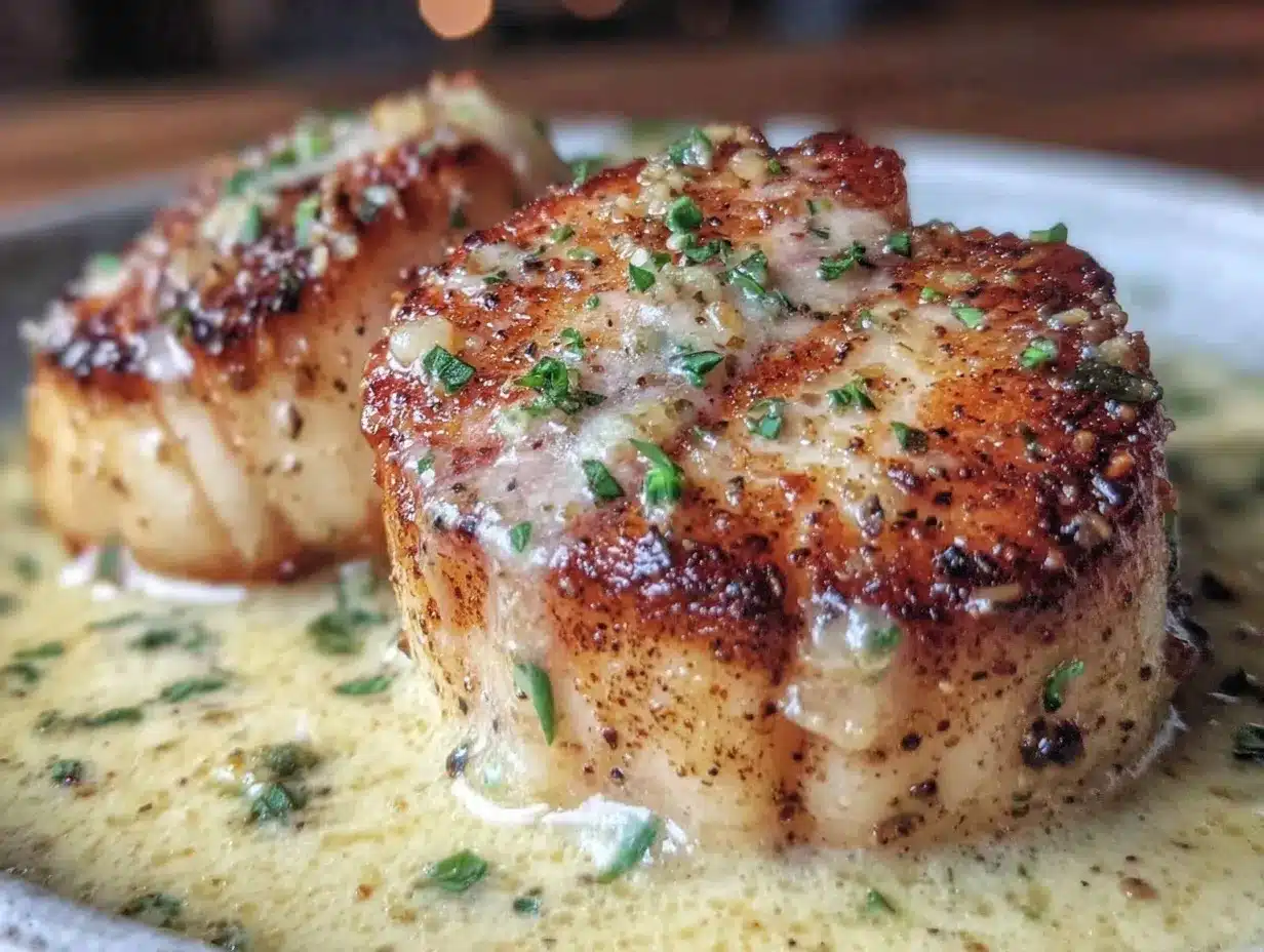 perfect seared scallops with lemon beurre blanc preparation steps