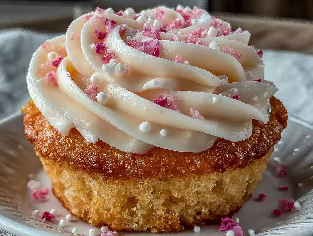 pink champagne cupcakes preparation steps