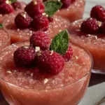 pink champagne jello cups - featured image