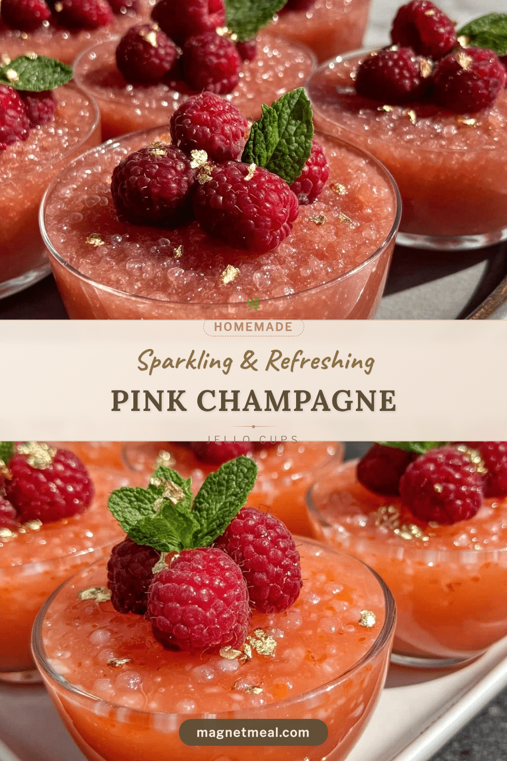 pink champagne jello cups recipe