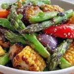 quick spring vegetable stir fry - featured image