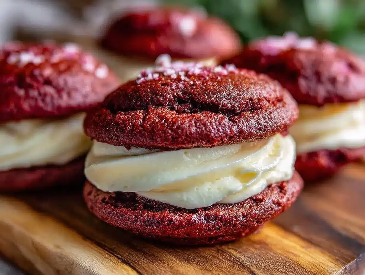 red velvet whoopie pies preparation steps