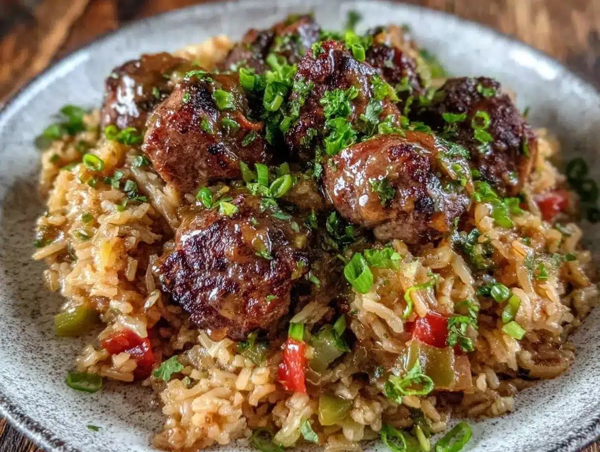 savory dirty rice with chicken livers preparation steps