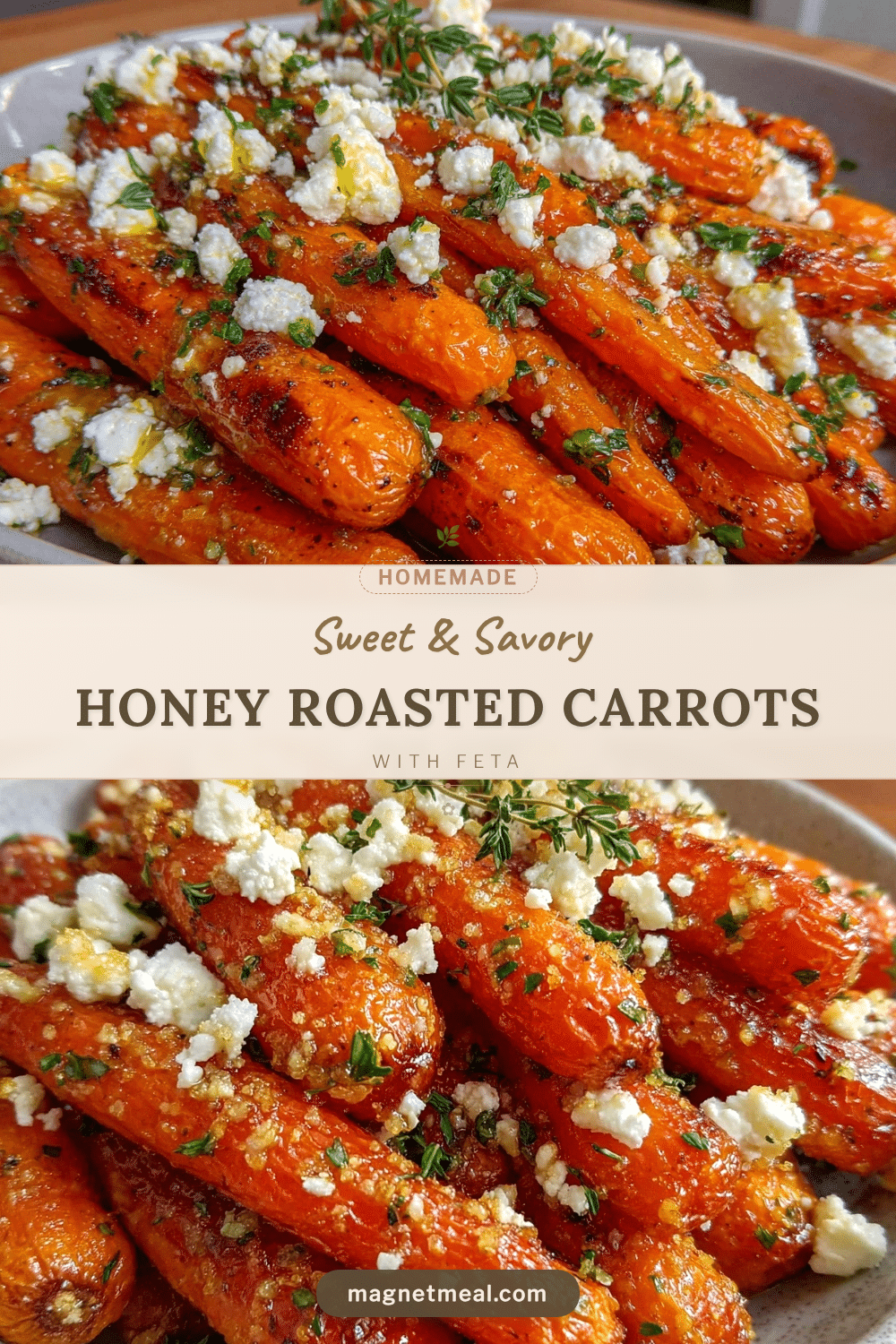savory honey roasted carrots recipe