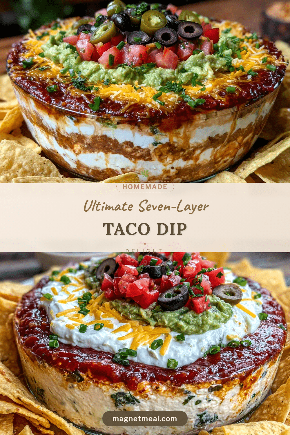 seven-layer taco dip recipe