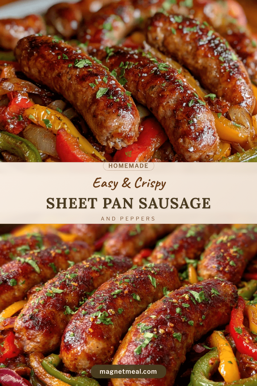 sheet pan sausage and peppers recipe