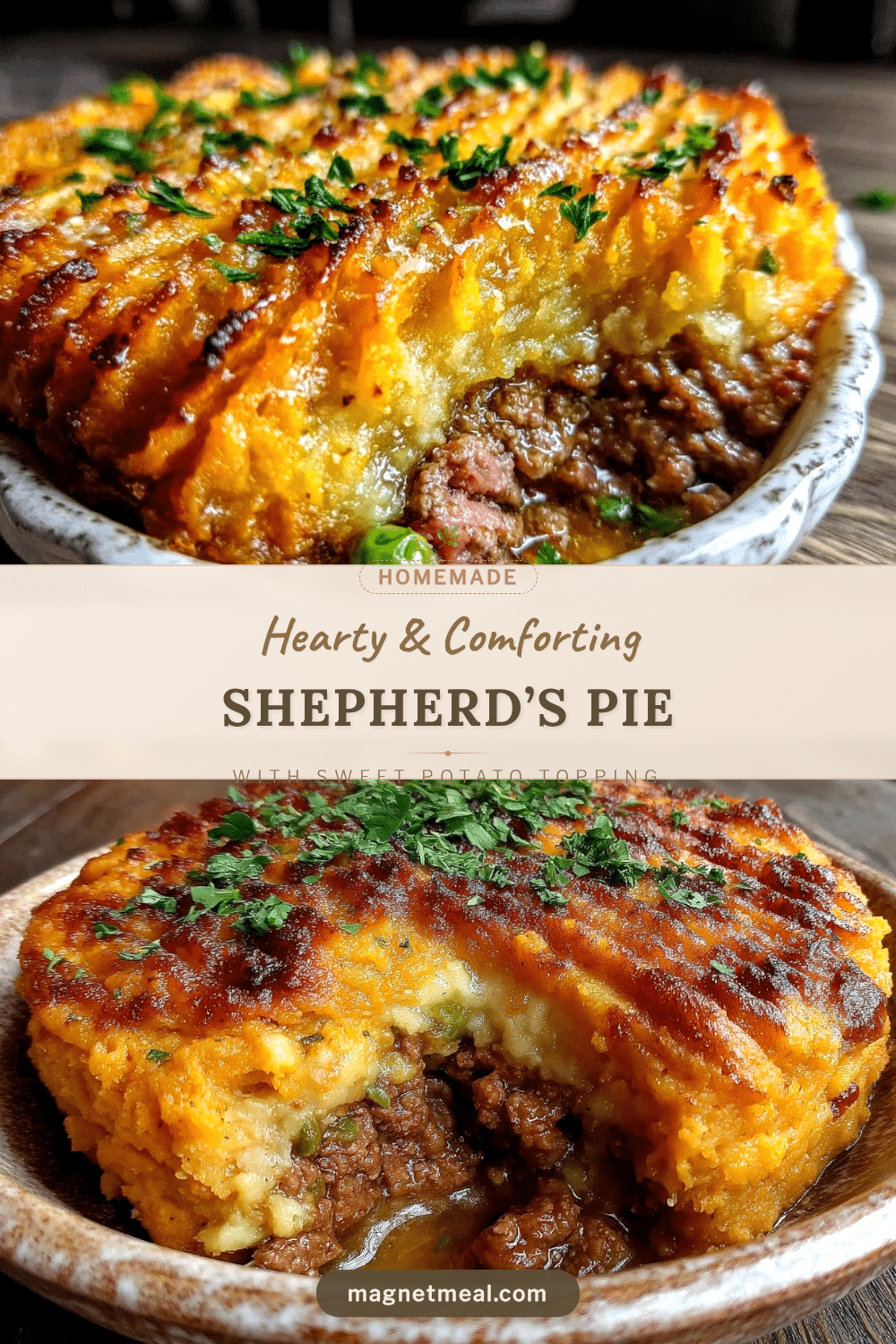 shepherds pie with sweet potato topping recipe