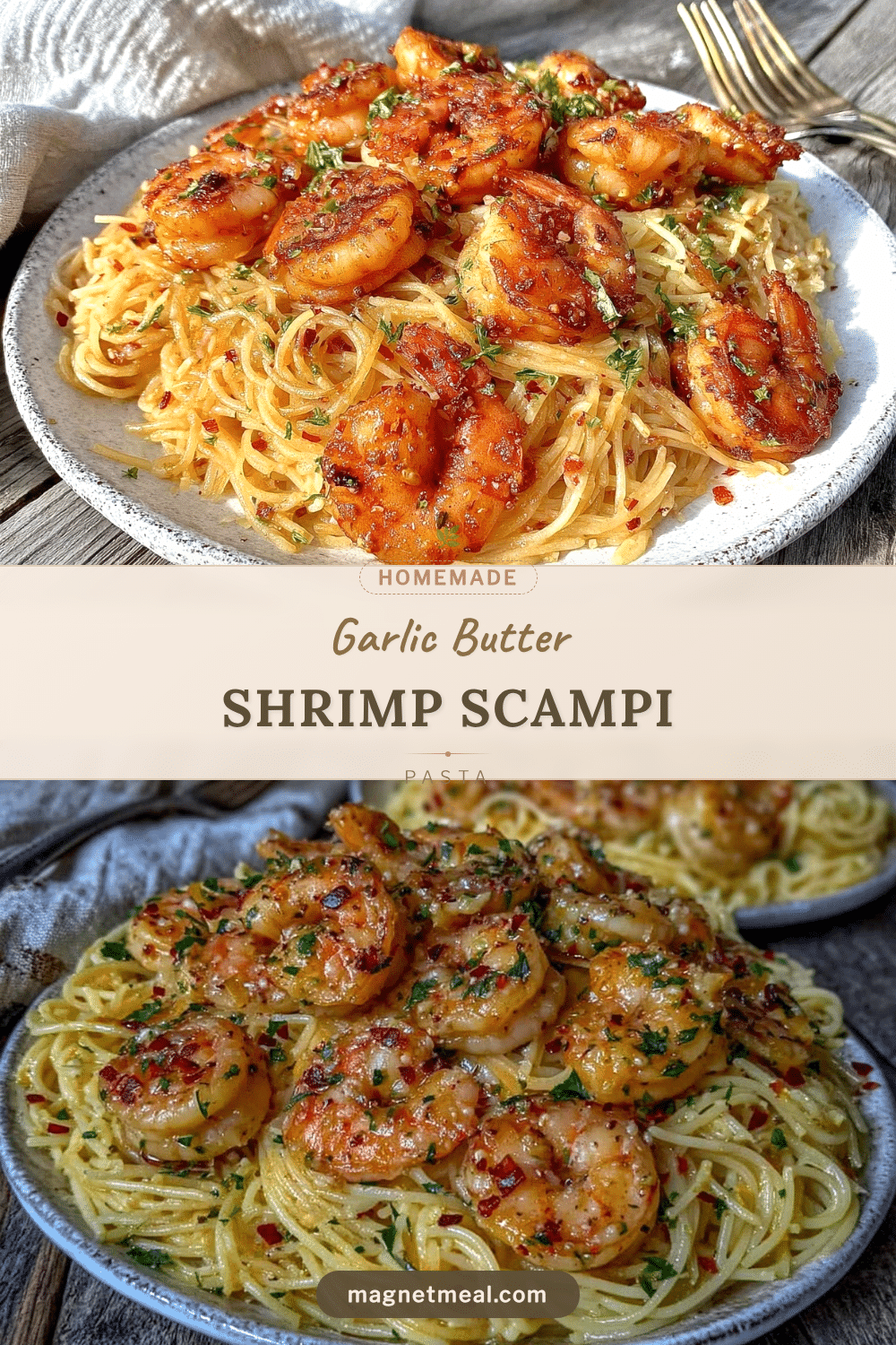 shrimp scampi with angel hair pasta recipe