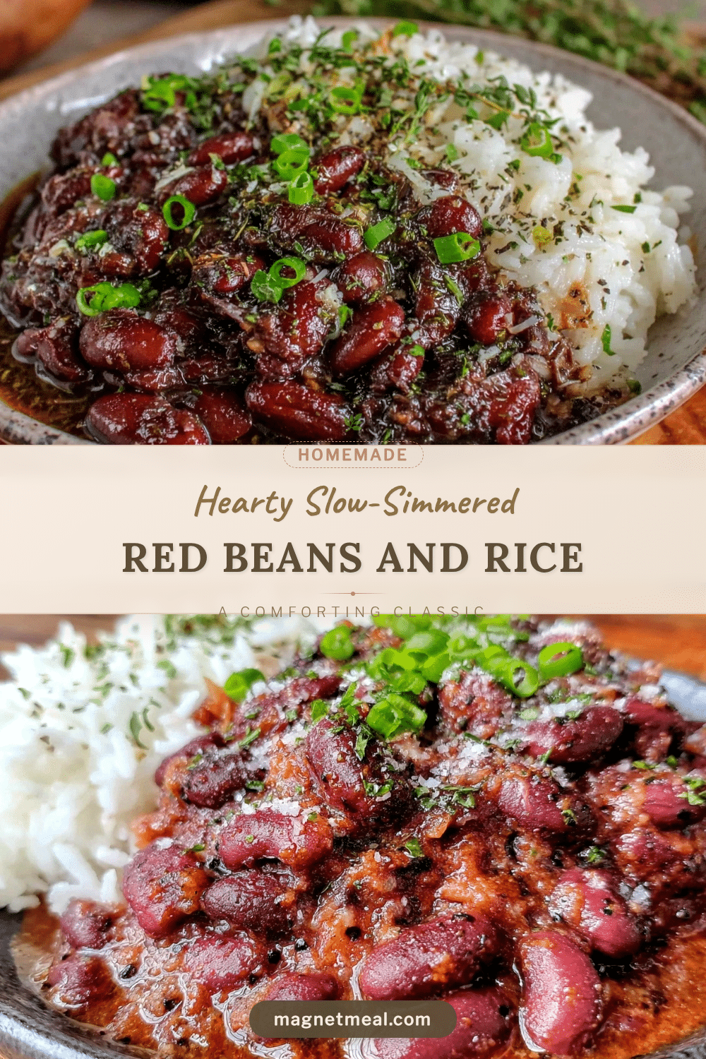 slow-simmered red beans and rice recipe