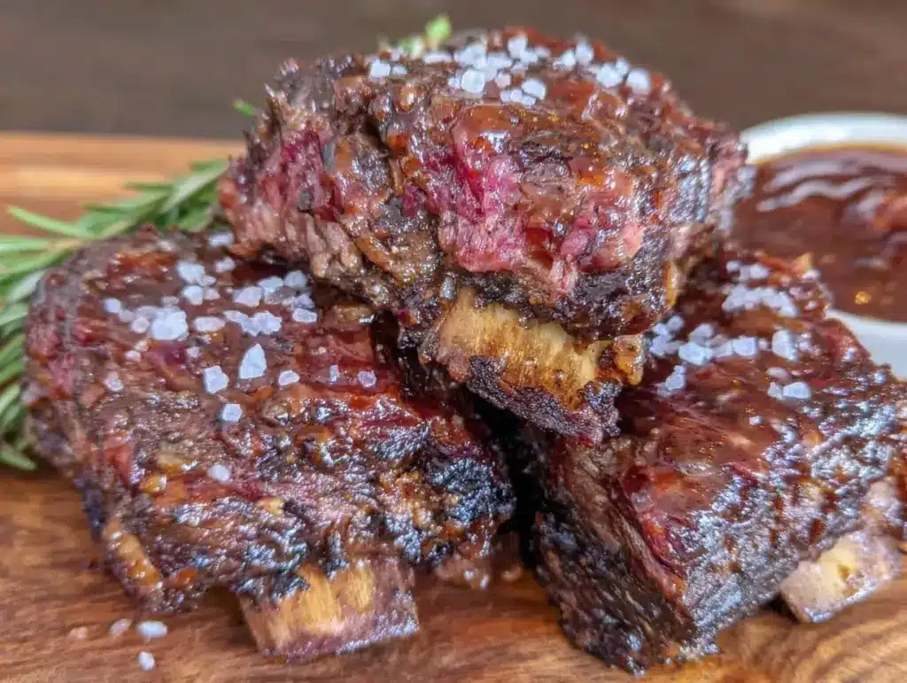 smoked beef short ribs - featured image