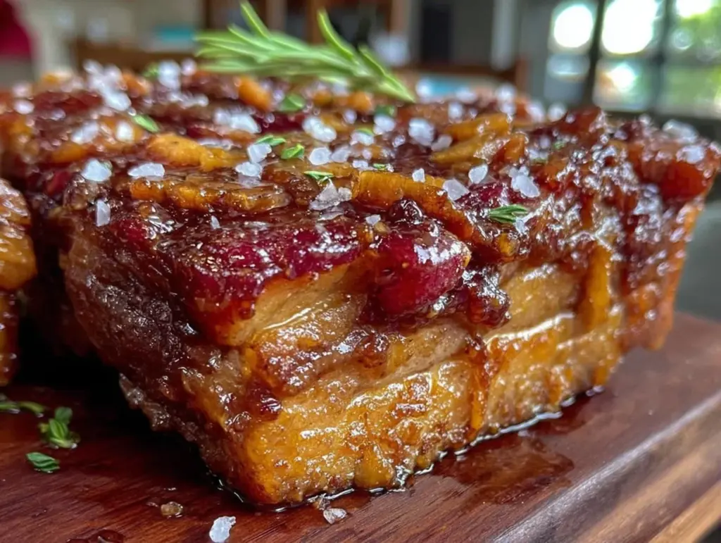 smoked pork belly recipe - featured image
