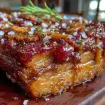 smoked pork belly recipe - featured image
