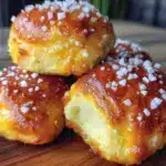 soft pretzel buns - featured image