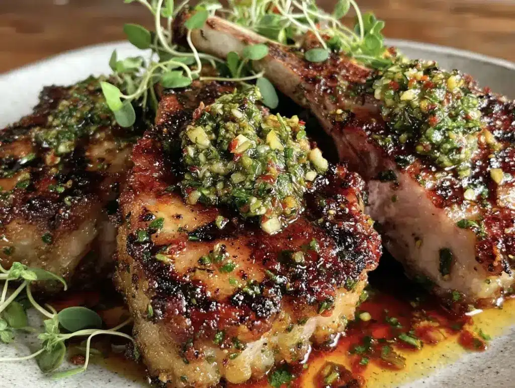 spring lamb chops - featured image