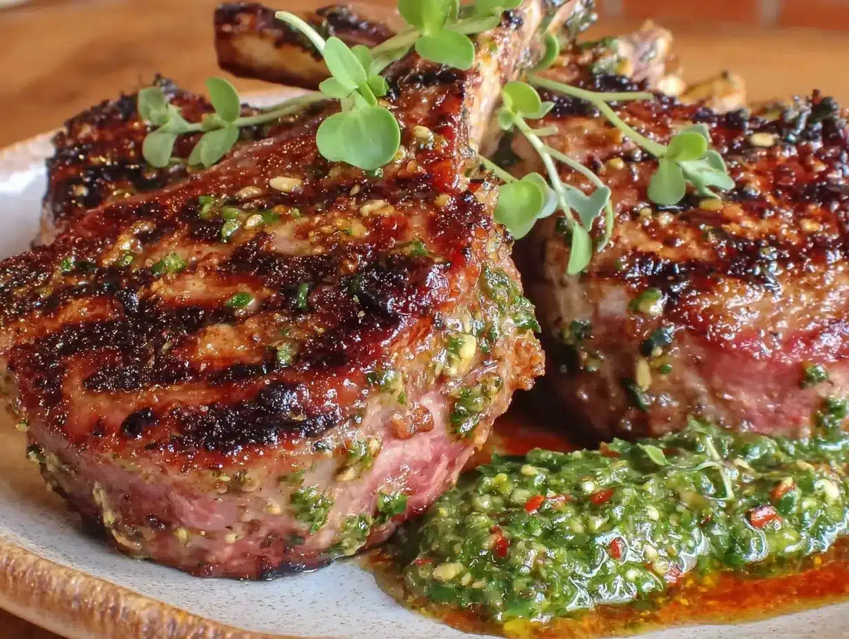 spring lamb chops preparation steps