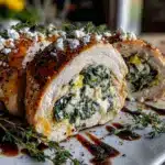 stuffed chicken breast with spinach and goat cheese - featured image