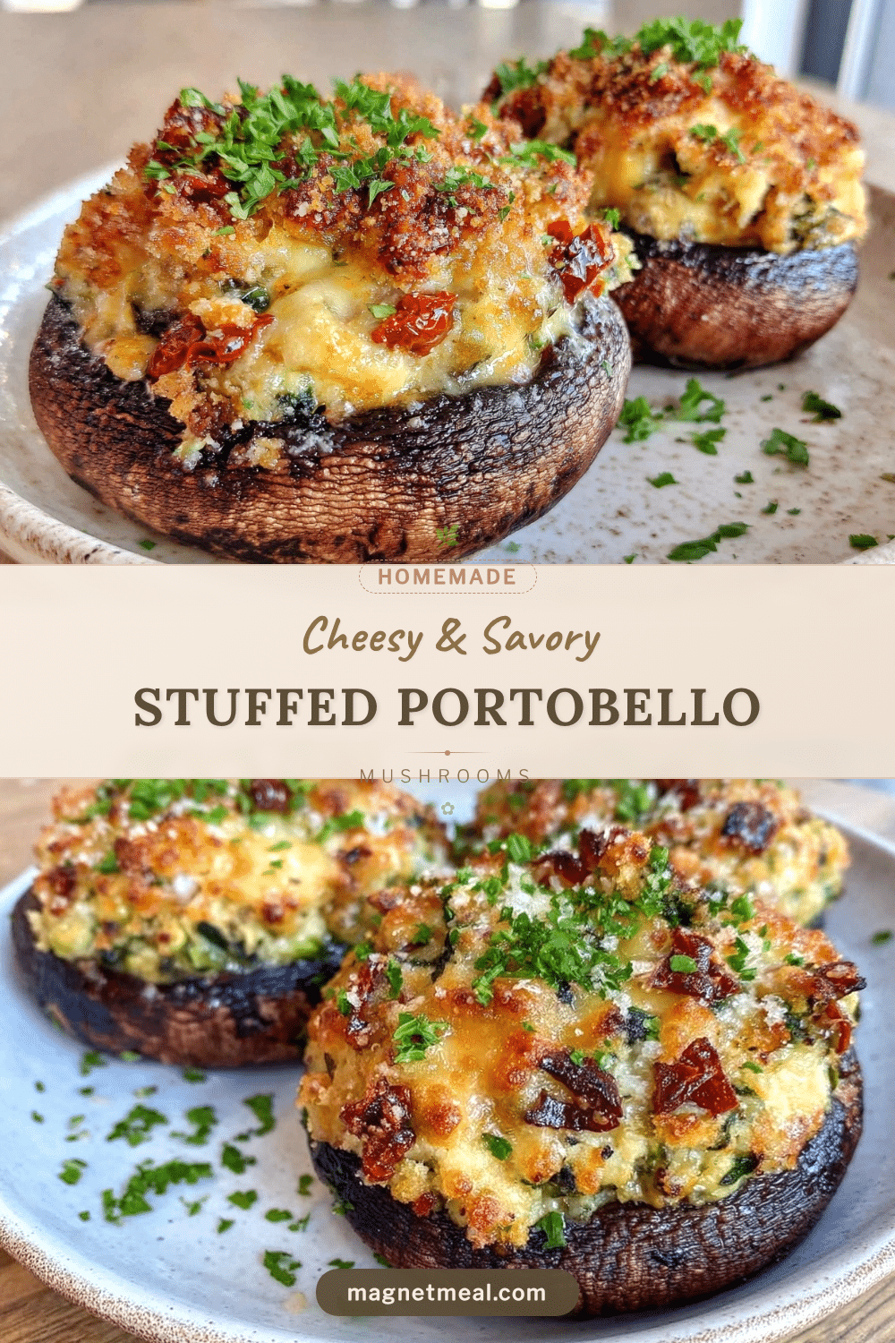 stuffed portobello mushrooms recipe