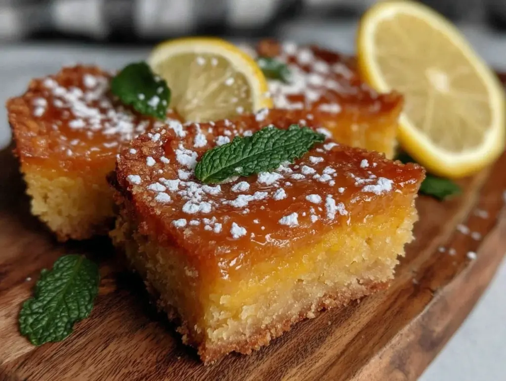 tangy lemon bars - featured image