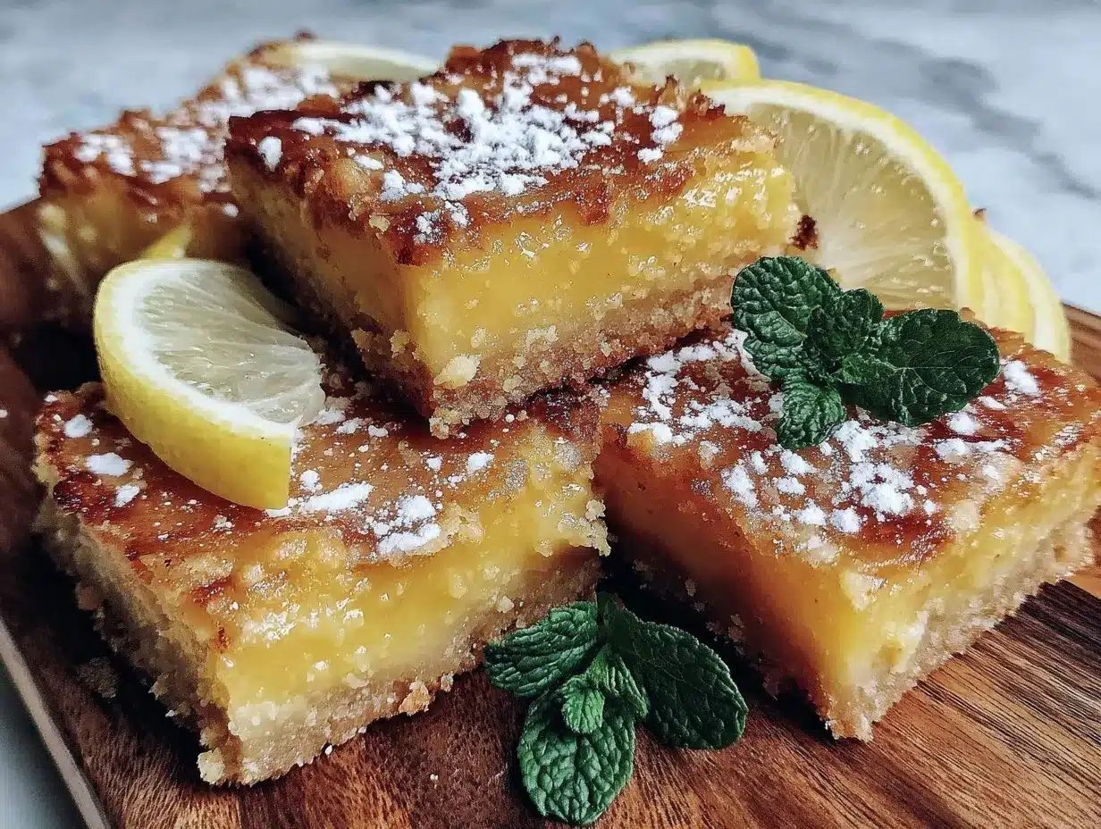 tangy lemon bars preparation steps