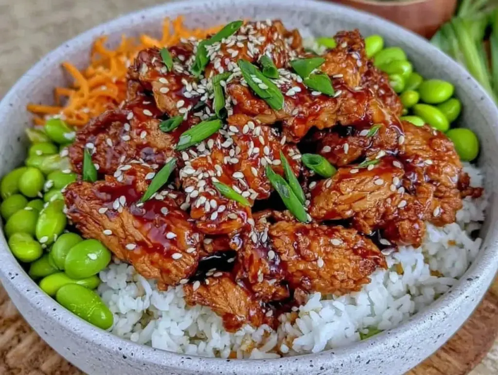 teriyaki chicken bowl - featured image