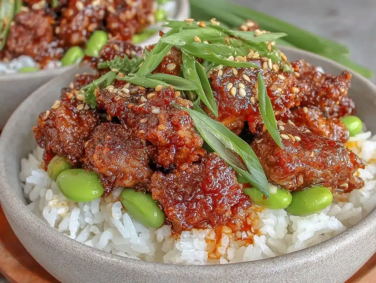 teriyaki chicken bowl preparation steps