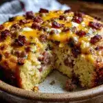 Ultimate Cheesy Corn Dog Casserole - featured image