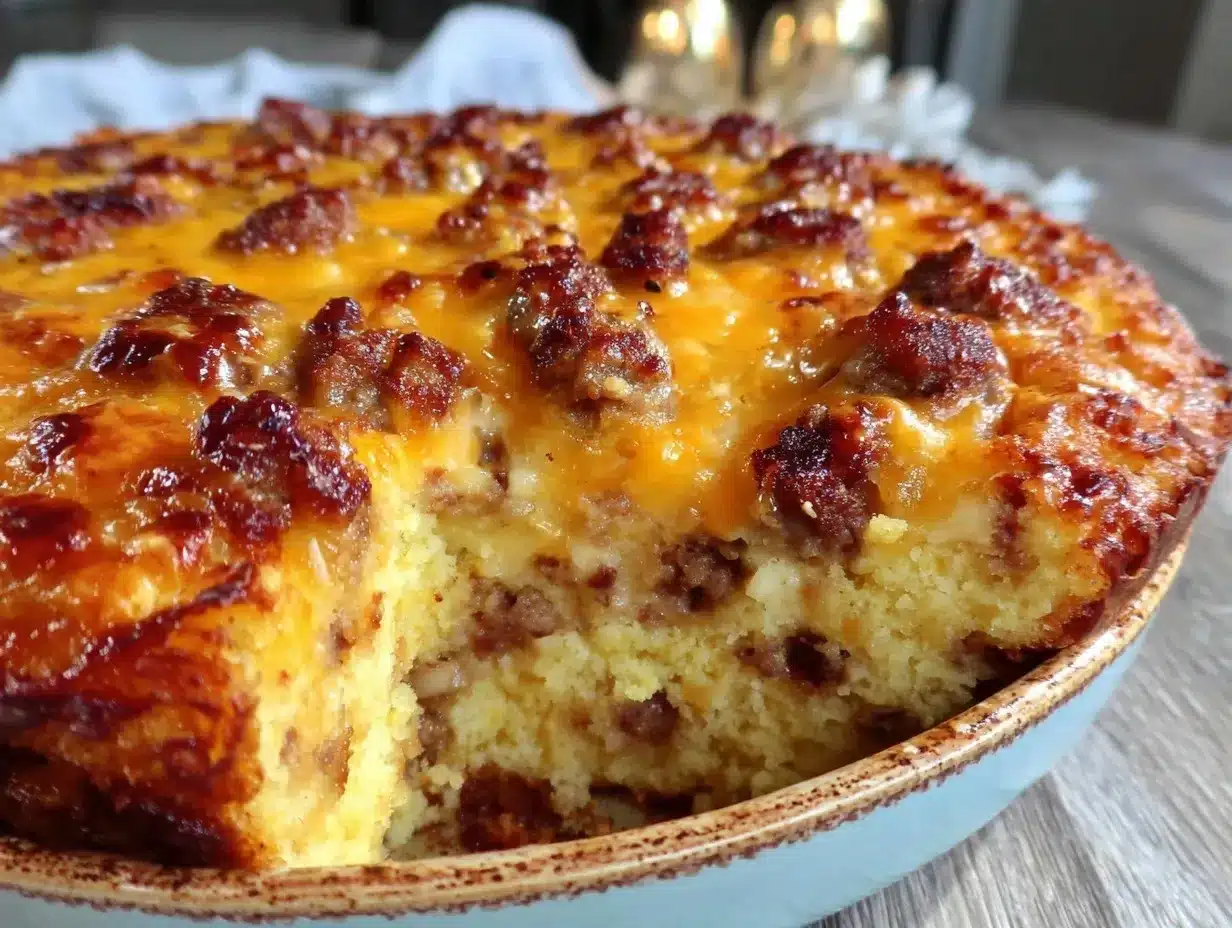 Ultimate Cheesy Corn Dog Casserole preparation steps