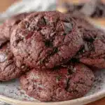 Ultimate Fudgy Double Chocolate Cookies - featured image
