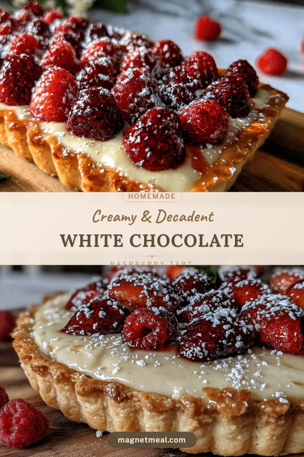 white chocolate raspberry tart recipe