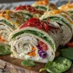beach pinwheel sandwiches - featured image