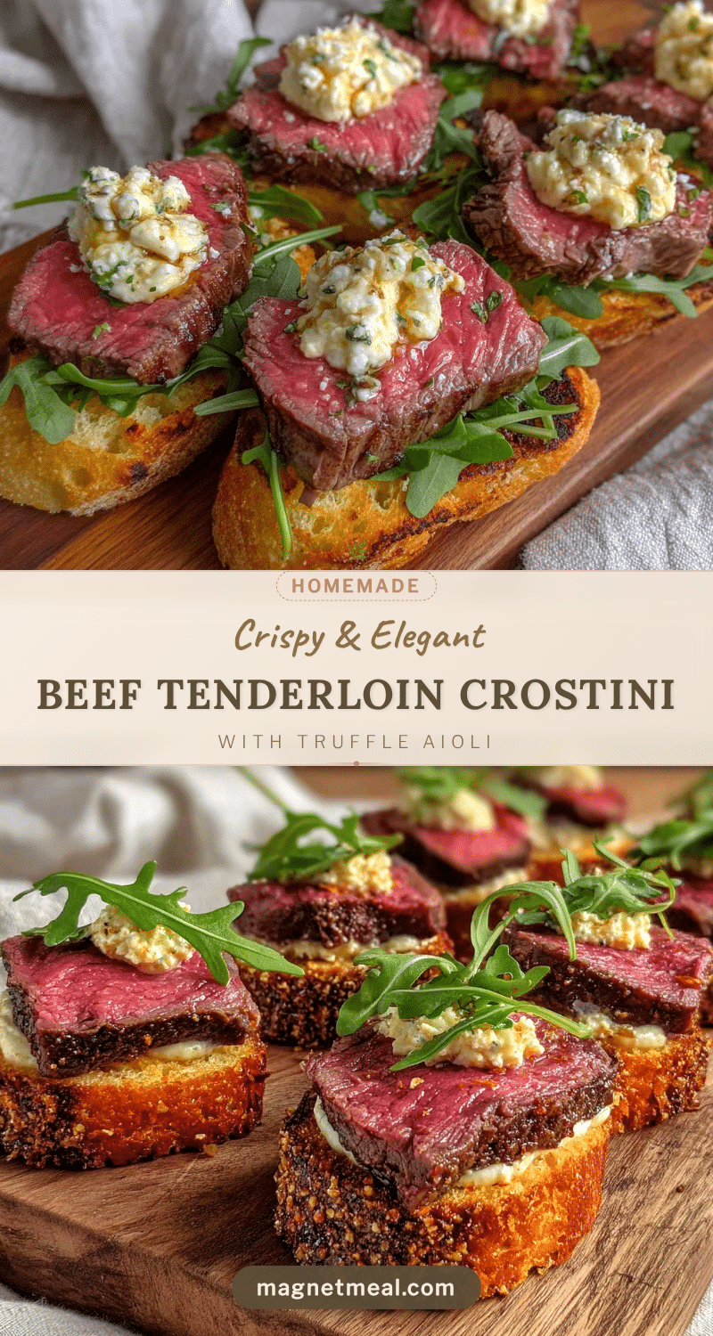 beef tenderloin crostini recipe