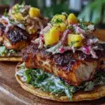 blackened mahi mahi tacos - featured image