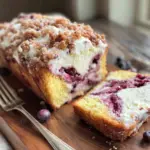 blueberry cream cheese coffee cake - featured image