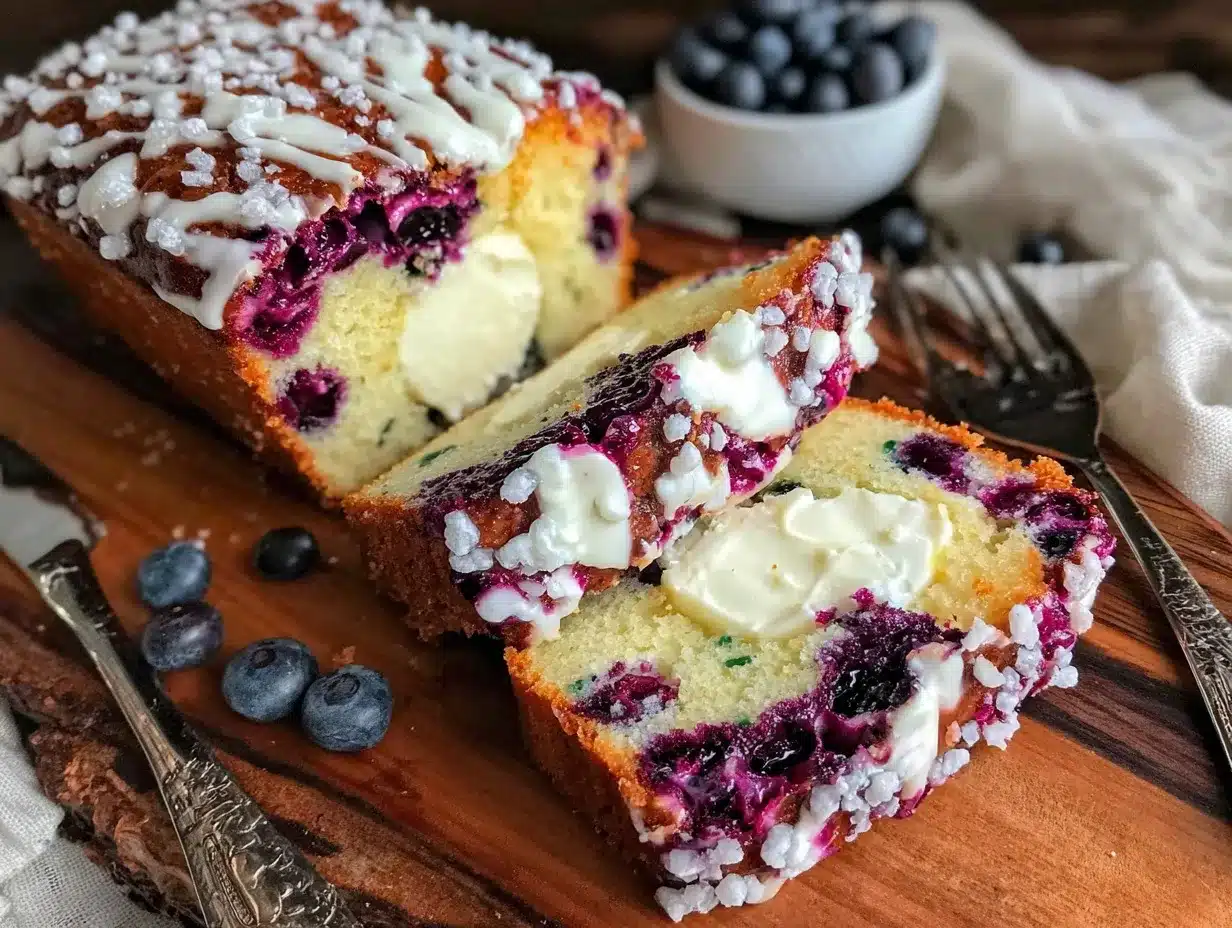 blueberry cream cheese coffee cake preparation steps