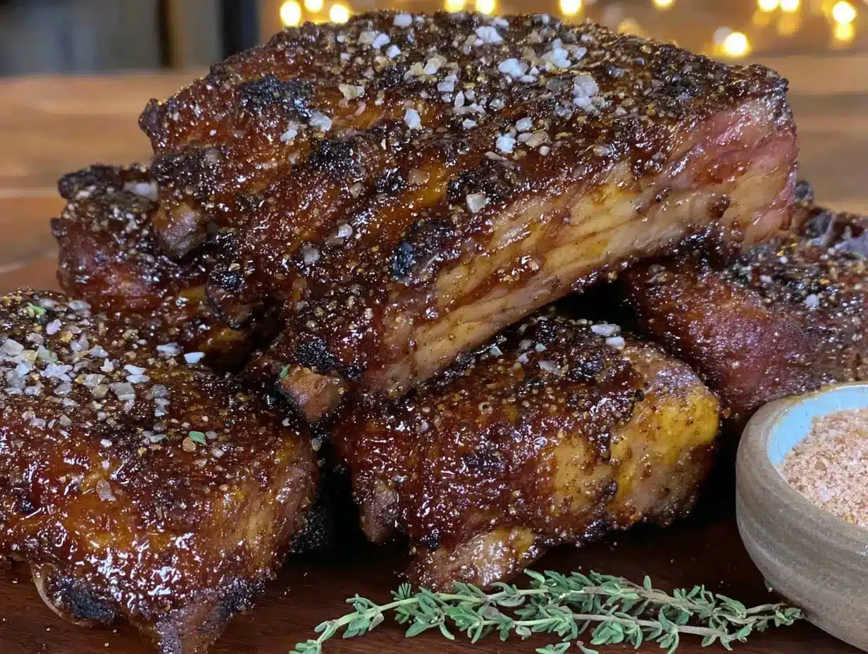 bourbon brown sugar bbq ribs preparation steps