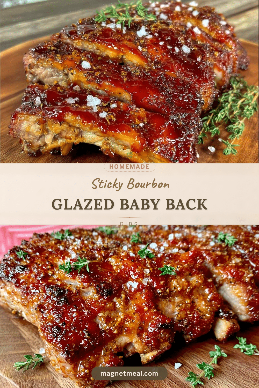 bourbon glazed baby back ribs recipe