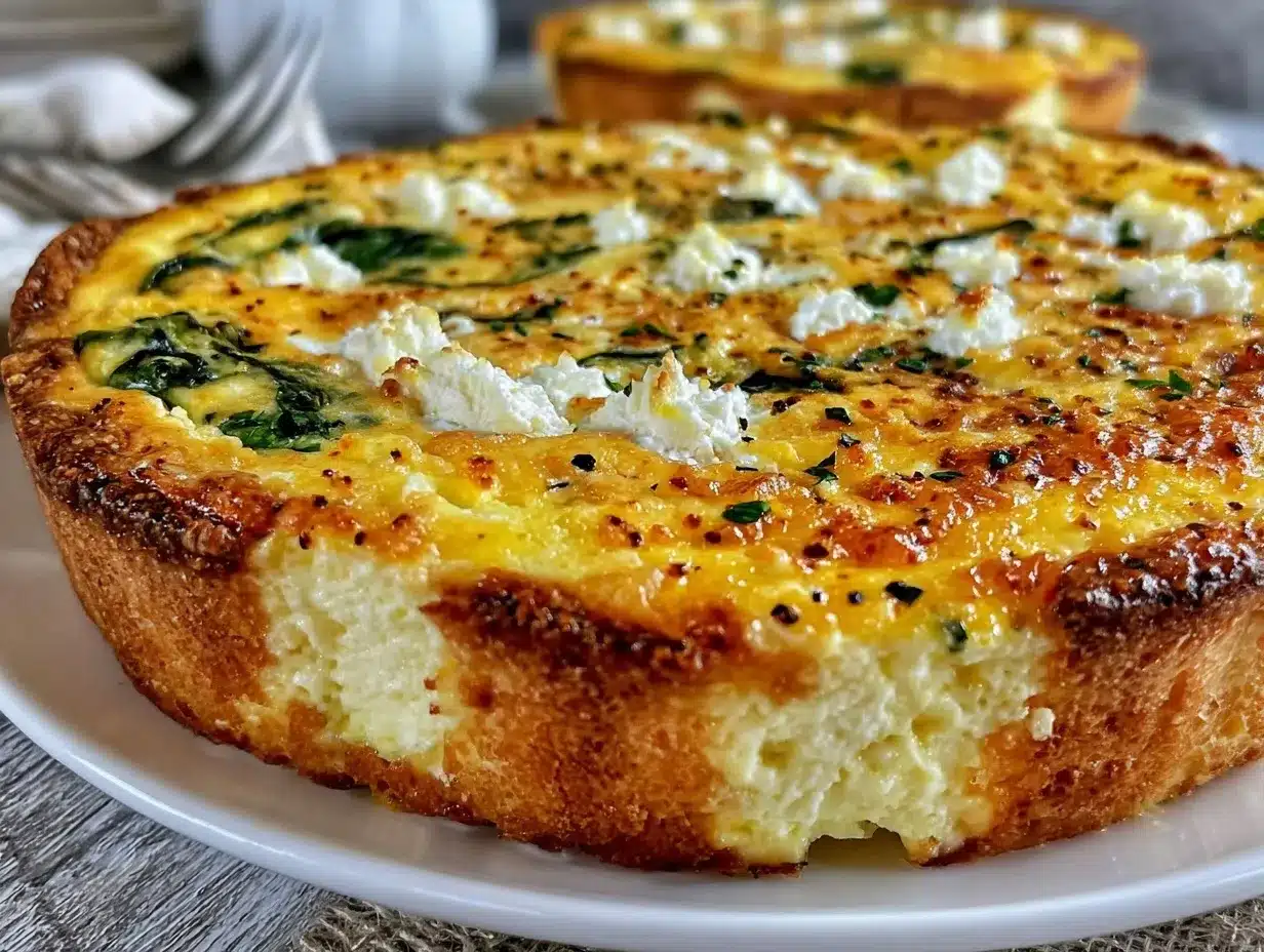 boursin cheese spinach quiche preparation steps