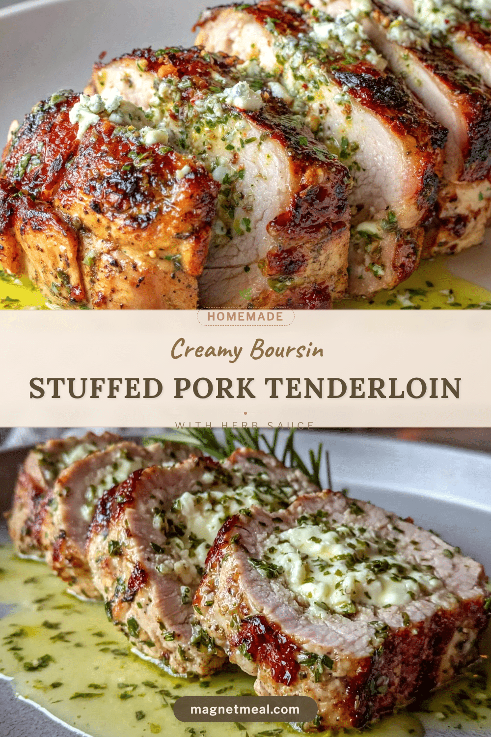 boursin stuffed pork tenderloin recipe