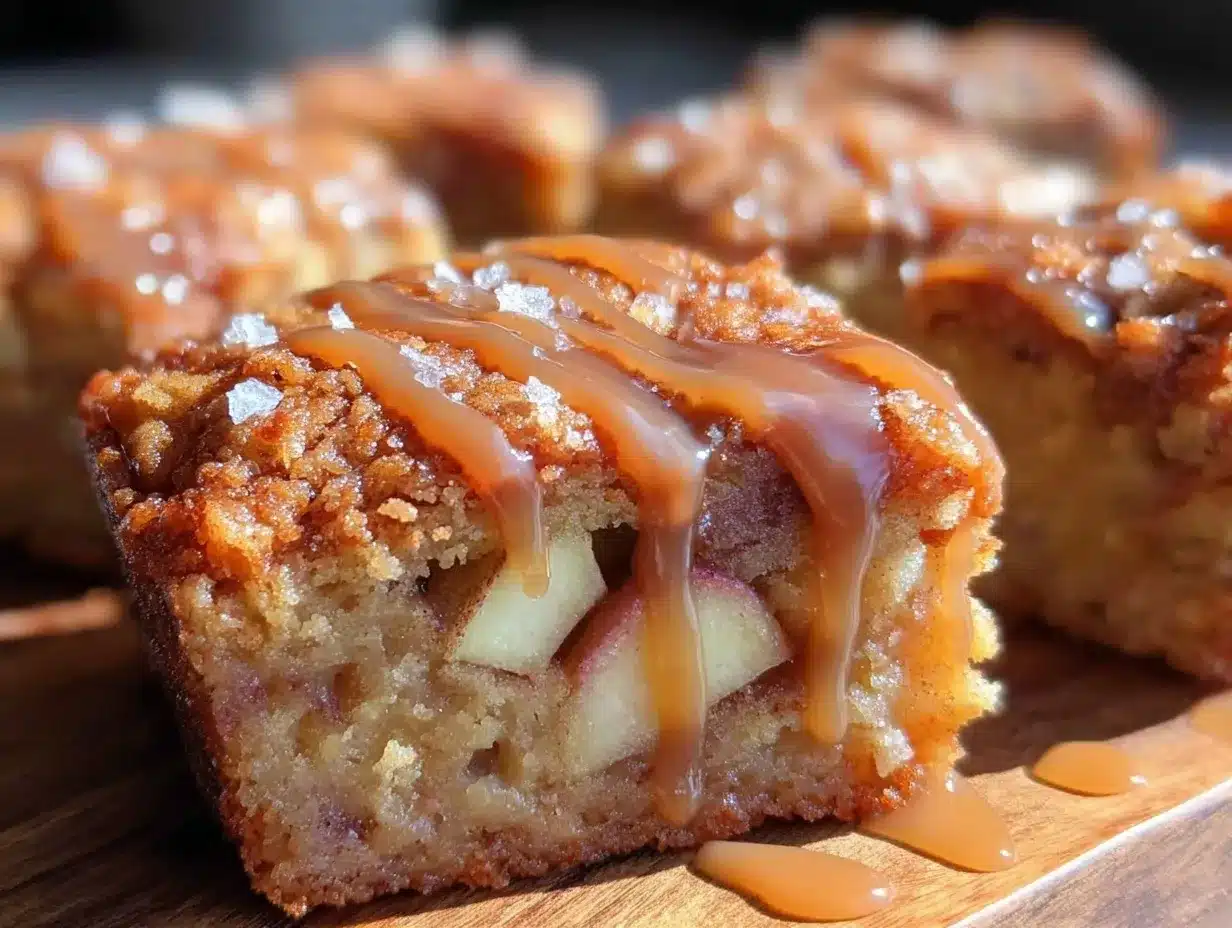brown butter apple cinnamon blondies preparation steps